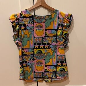 NOOWORKS Ruffle POPLIN Top Dreyfus